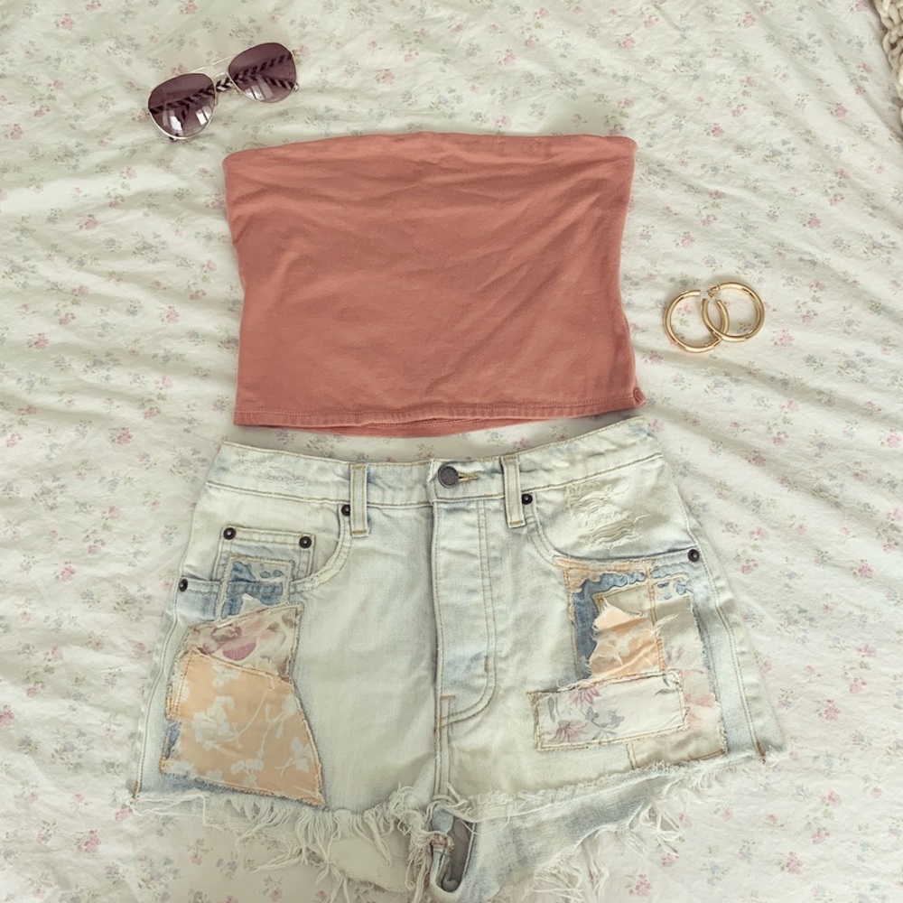 Salmon Colored Tube Top